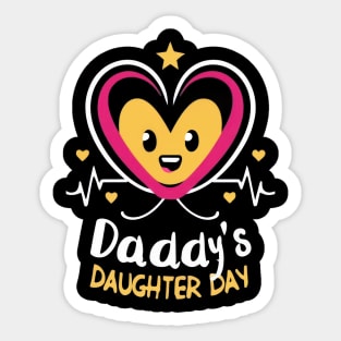 Daddy's Daughter day Sticker